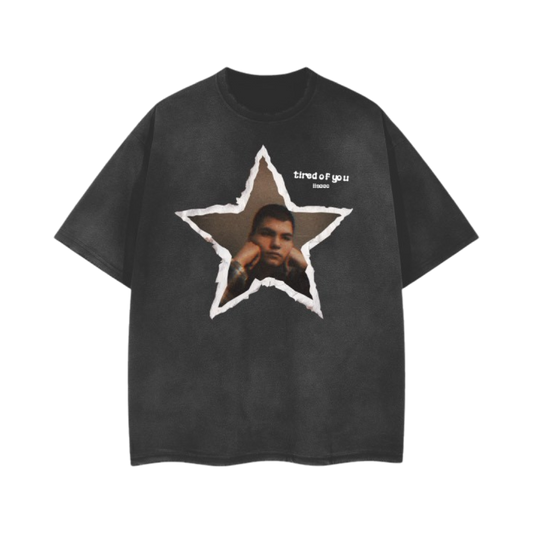 tired of you paper star tee